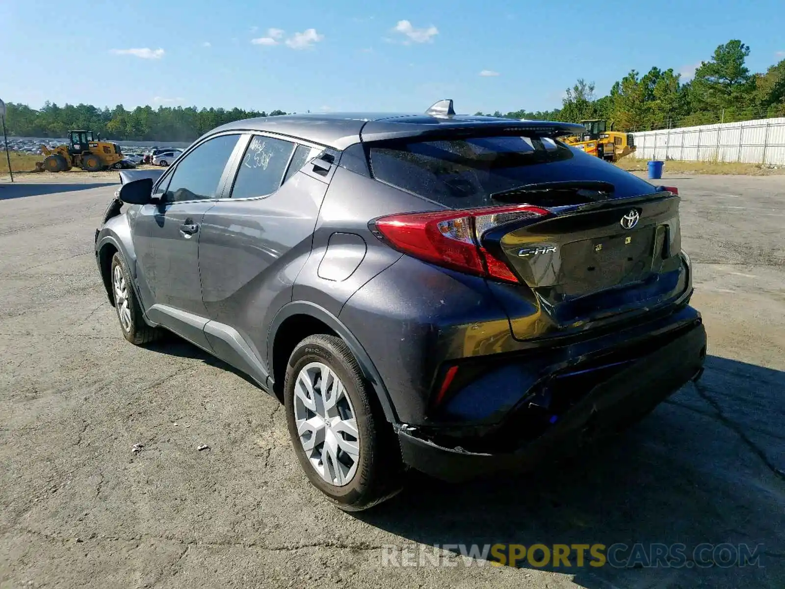 3 Photograph of a damaged car JTNKHMBX1K1016879 TOYOTA C-HR XLE 2019