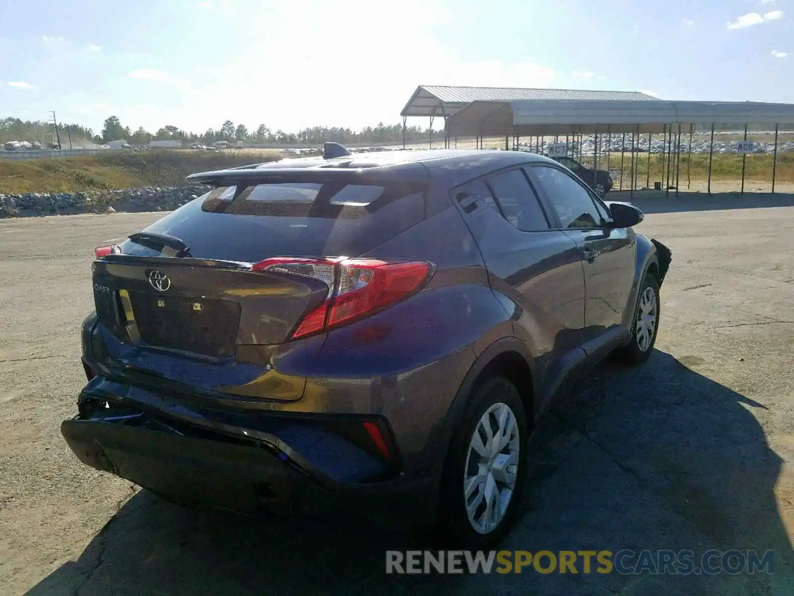 4 Photograph of a damaged car JTNKHMBX1K1016879 TOYOTA C-HR XLE 2019