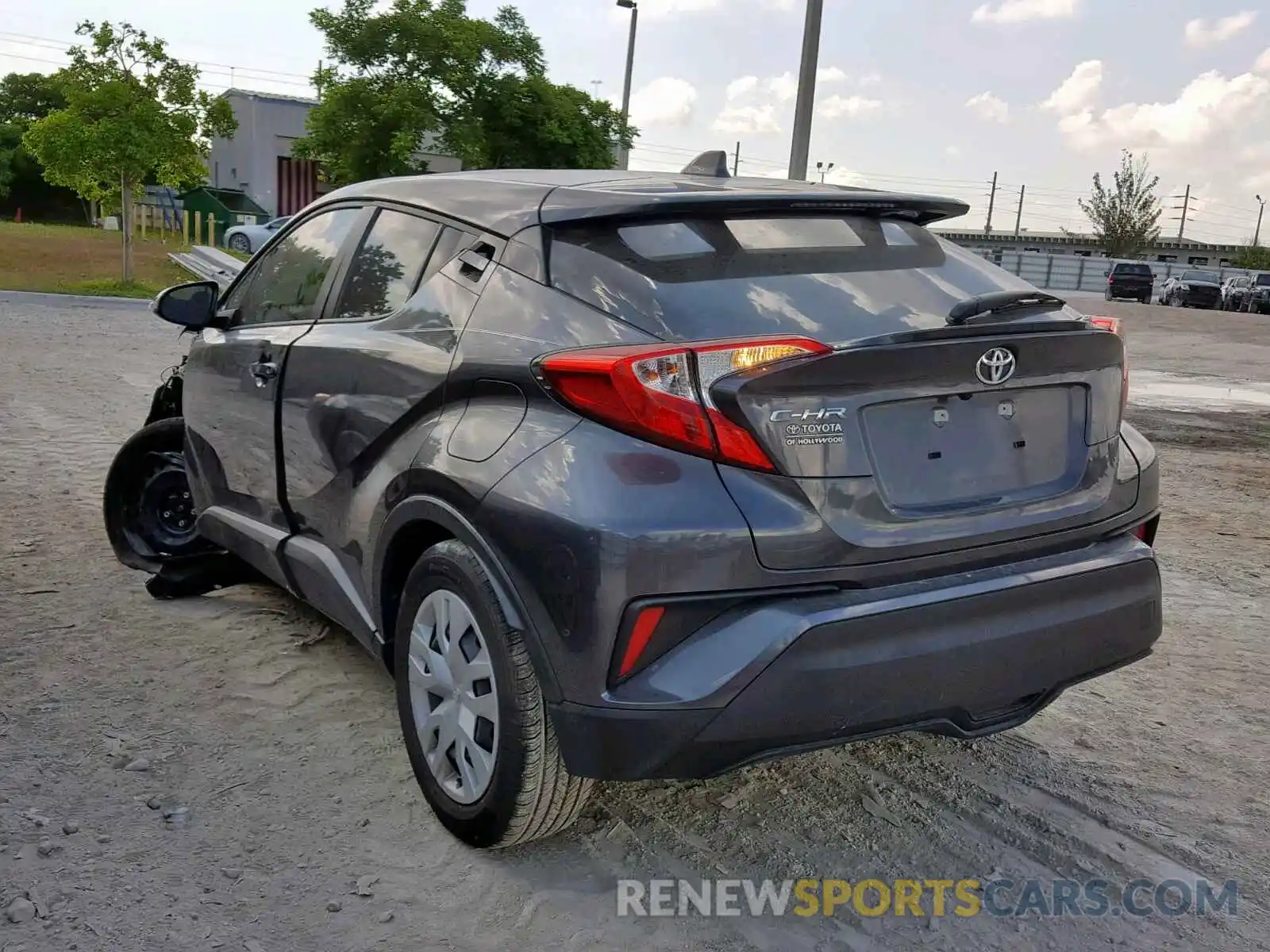 3 Photograph of a damaged car JTNKHMBX1K1026294 TOYOTA C-HR XLE 2019