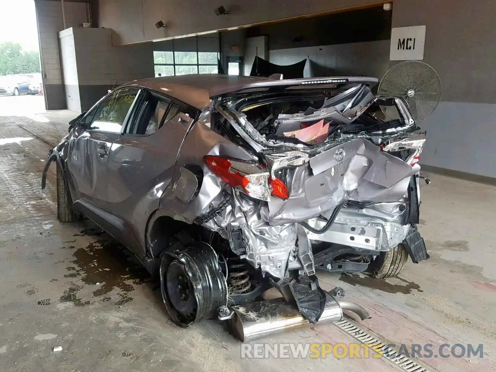 3 Photograph of a damaged car JTNKHMBX1K1033214 TOYOTA C-HR XLE 2019