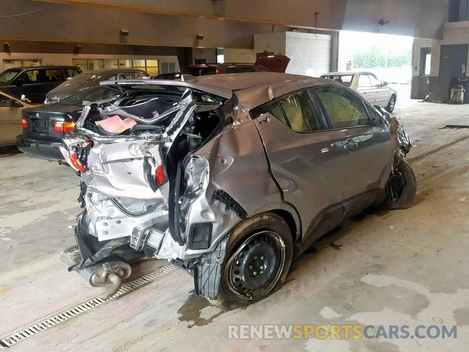 4 Photograph of a damaged car JTNKHMBX1K1033214 TOYOTA C-HR XLE 2019