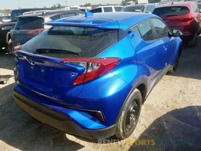 4 Фотография поврежденного автомобиля JTNKHMBX1K1036596 TOYOTA C-HR XLE 2019