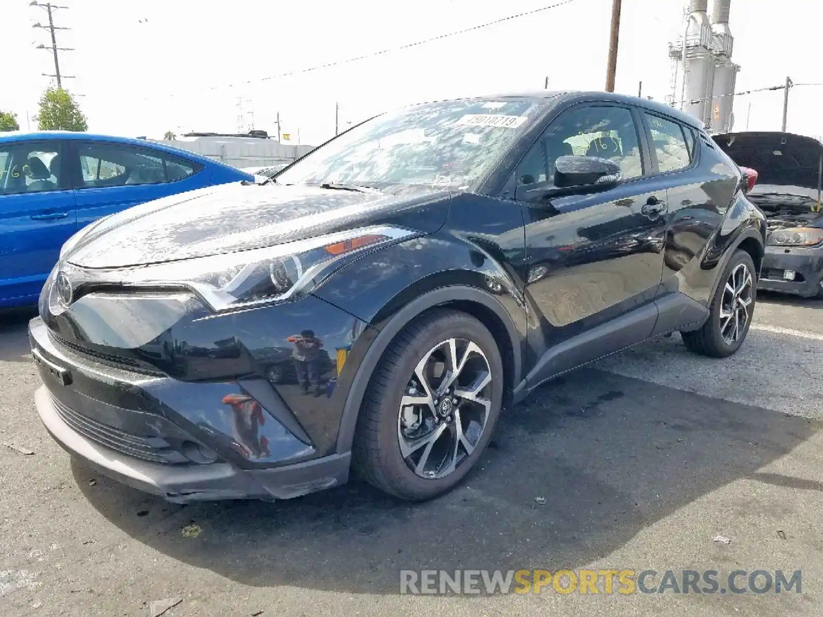 2 Photograph of a damaged car JTNKHMBX1K1041880 TOYOTA C-HR XLE 2019