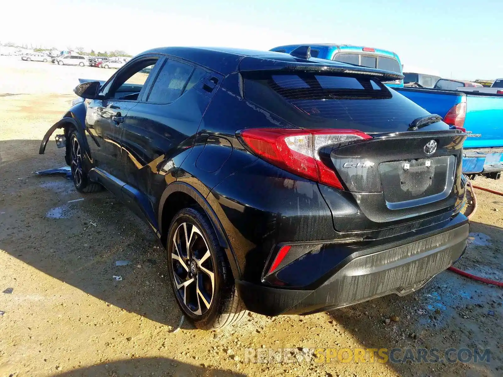 3 Photograph of a damaged car JTNKHMBX1K1051597 TOYOTA C-HR XLE 2019