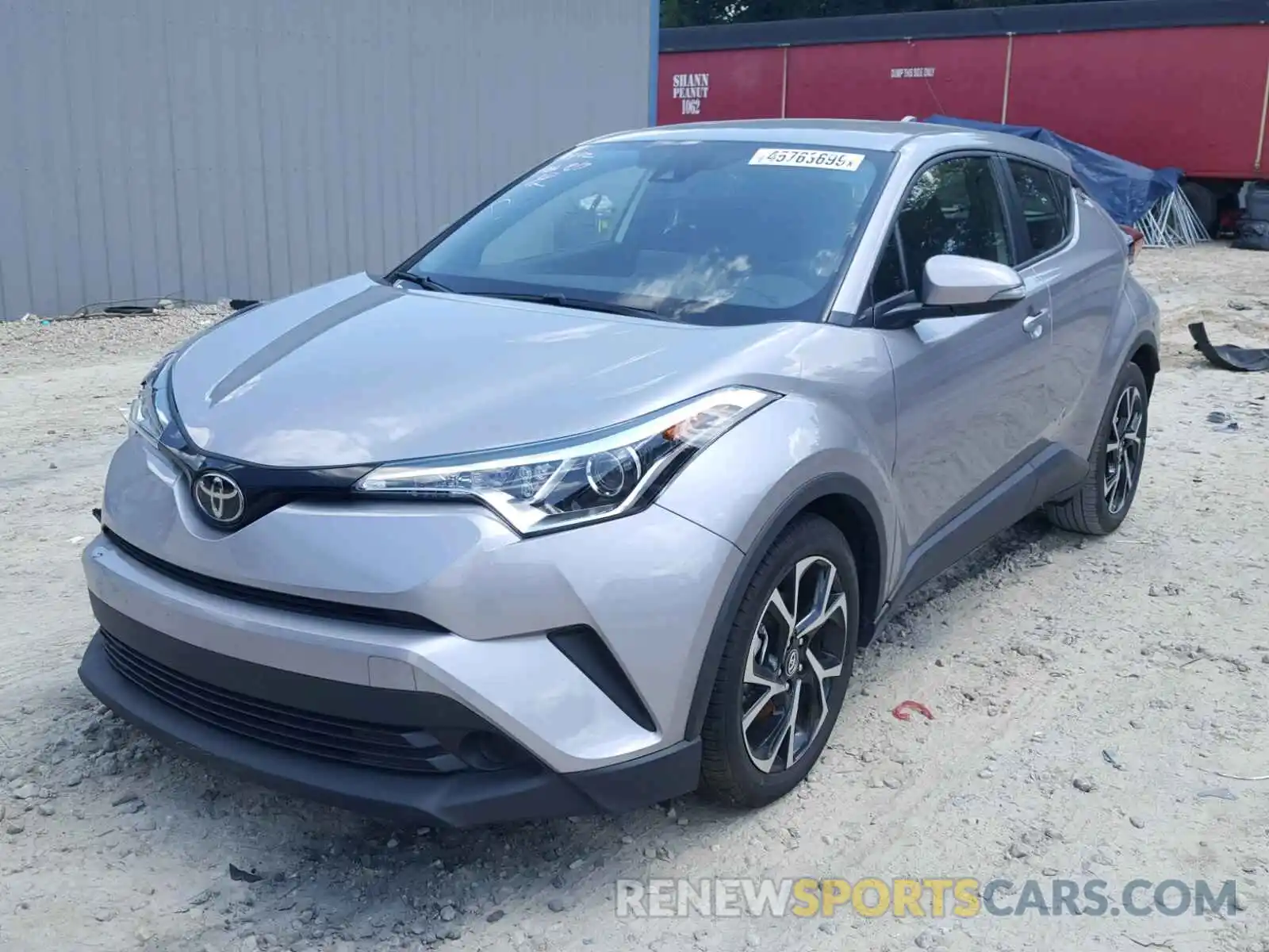 2 Photograph of a damaged car JTNKHMBX2K1037157 TOYOTA C-HR XLE 2019