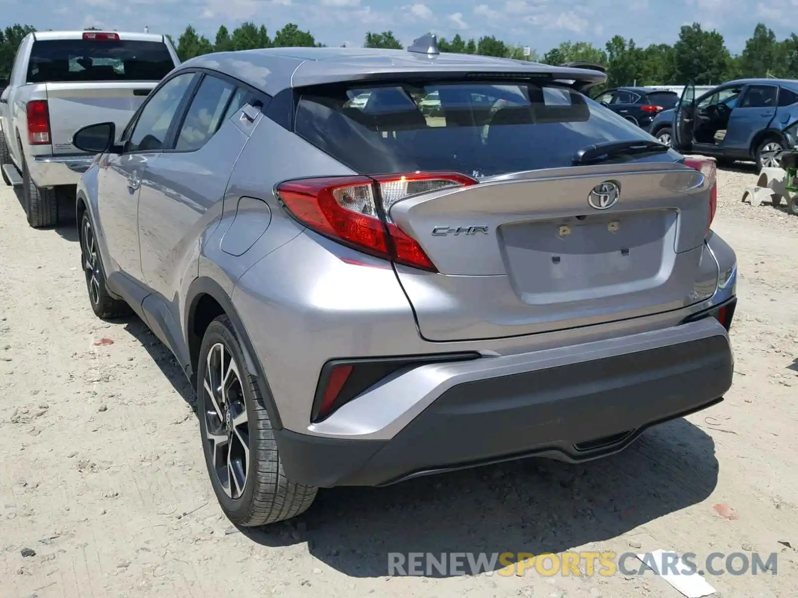 3 Photograph of a damaged car JTNKHMBX2K1037157 TOYOTA C-HR XLE 2019