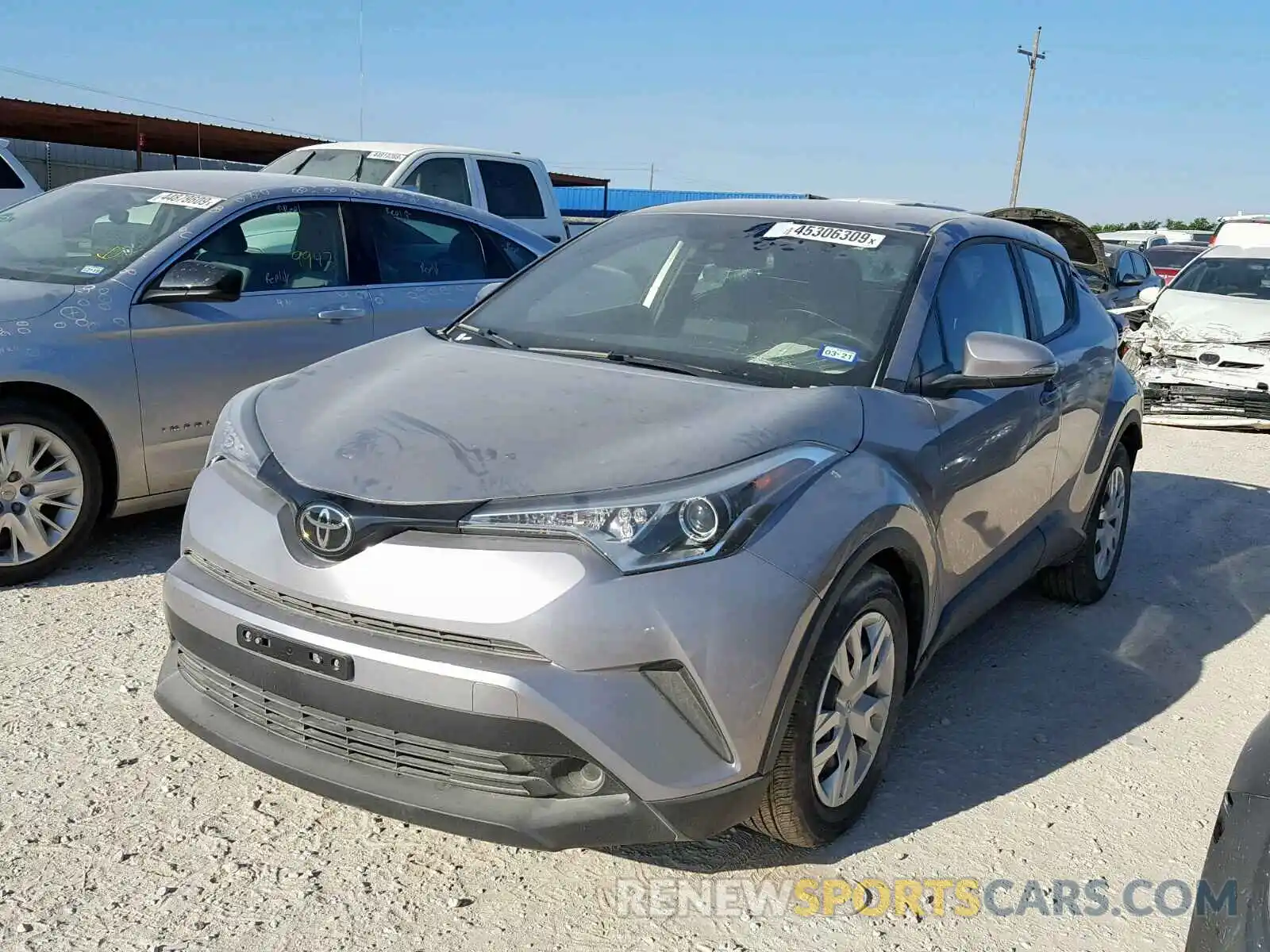 2 Photograph of a damaged car JTNKHMBX2K1041225 TOYOTA C-HR XLE 2019