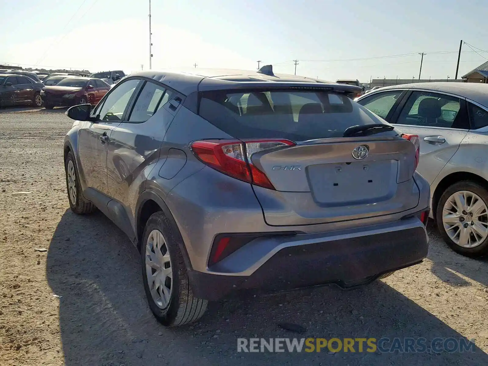 3 Photograph of a damaged car JTNKHMBX2K1041225 TOYOTA C-HR XLE 2019