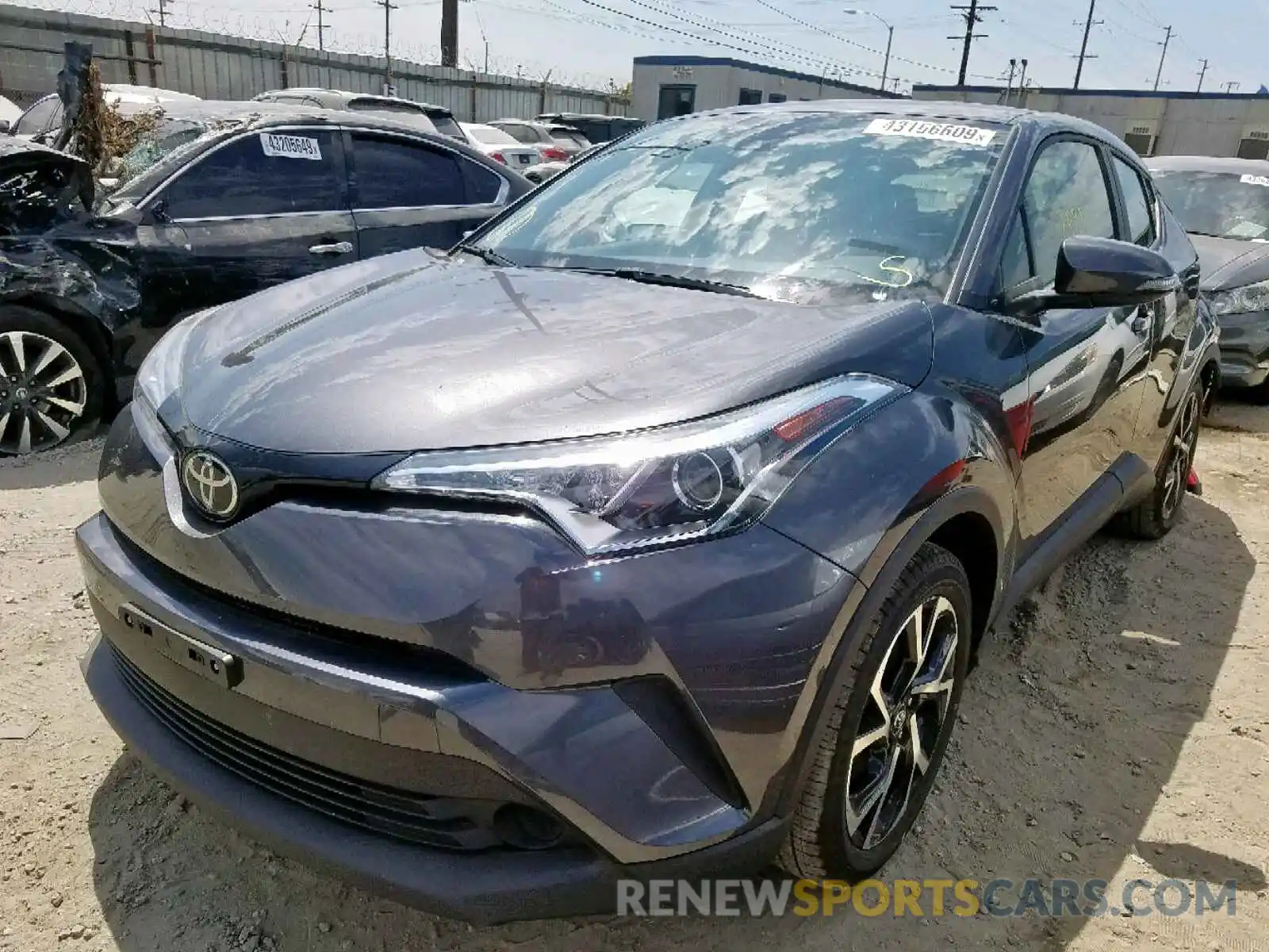 2 Photograph of a damaged car JTNKHMBX2K1041760 TOYOTA C-HR XLE 2019