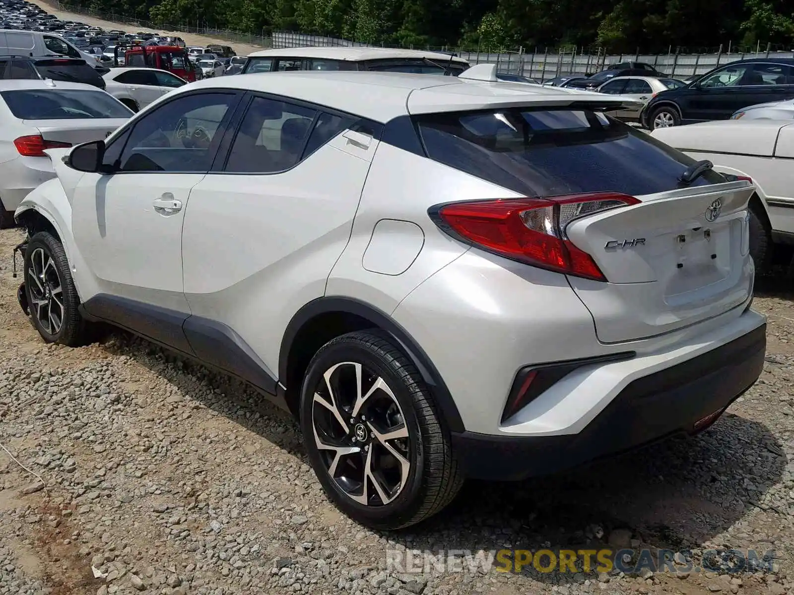 3 Photograph of a damaged car JTNKHMBX3K1019783 TOYOTA C-HR XLE 2019