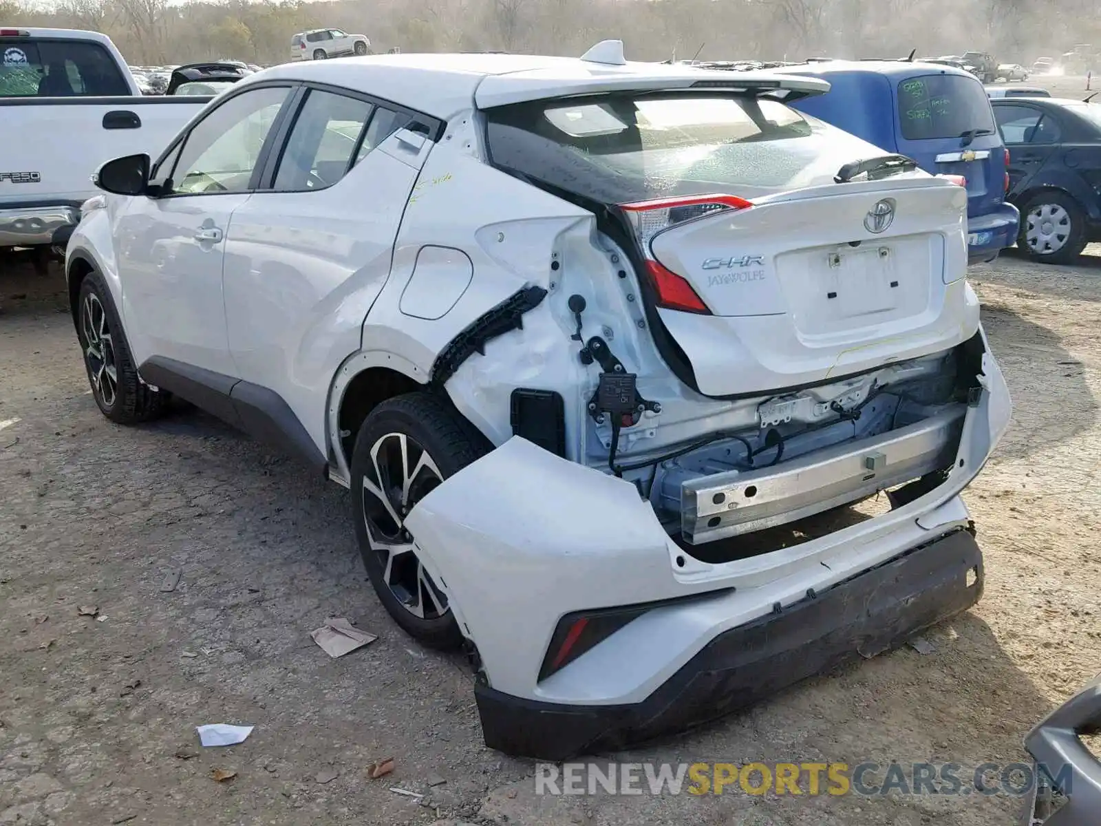 3 Photograph of a damaged car JTNKHMBX3K1028161 TOYOTA C-HR XLE 2019