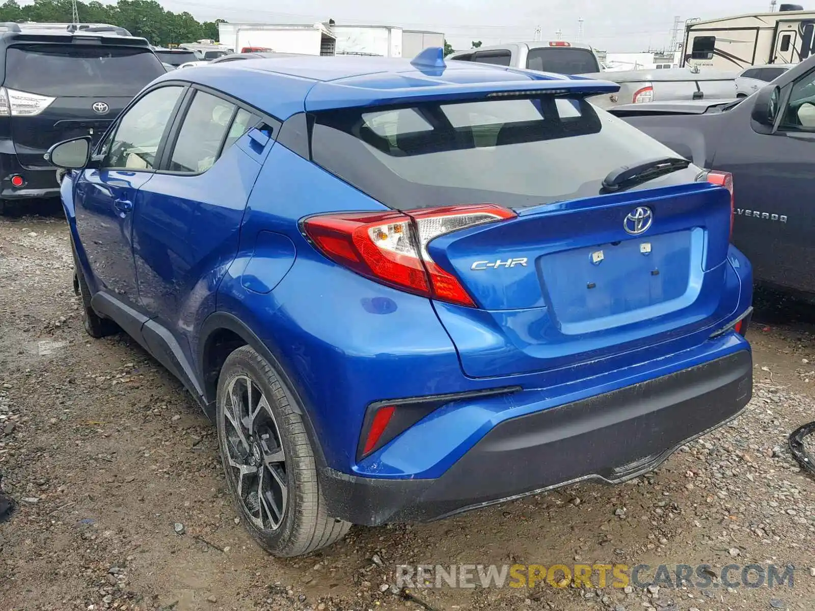 3 Photograph of a damaged car JTNKHMBX3K1036602 TOYOTA C-HR XLE 2019