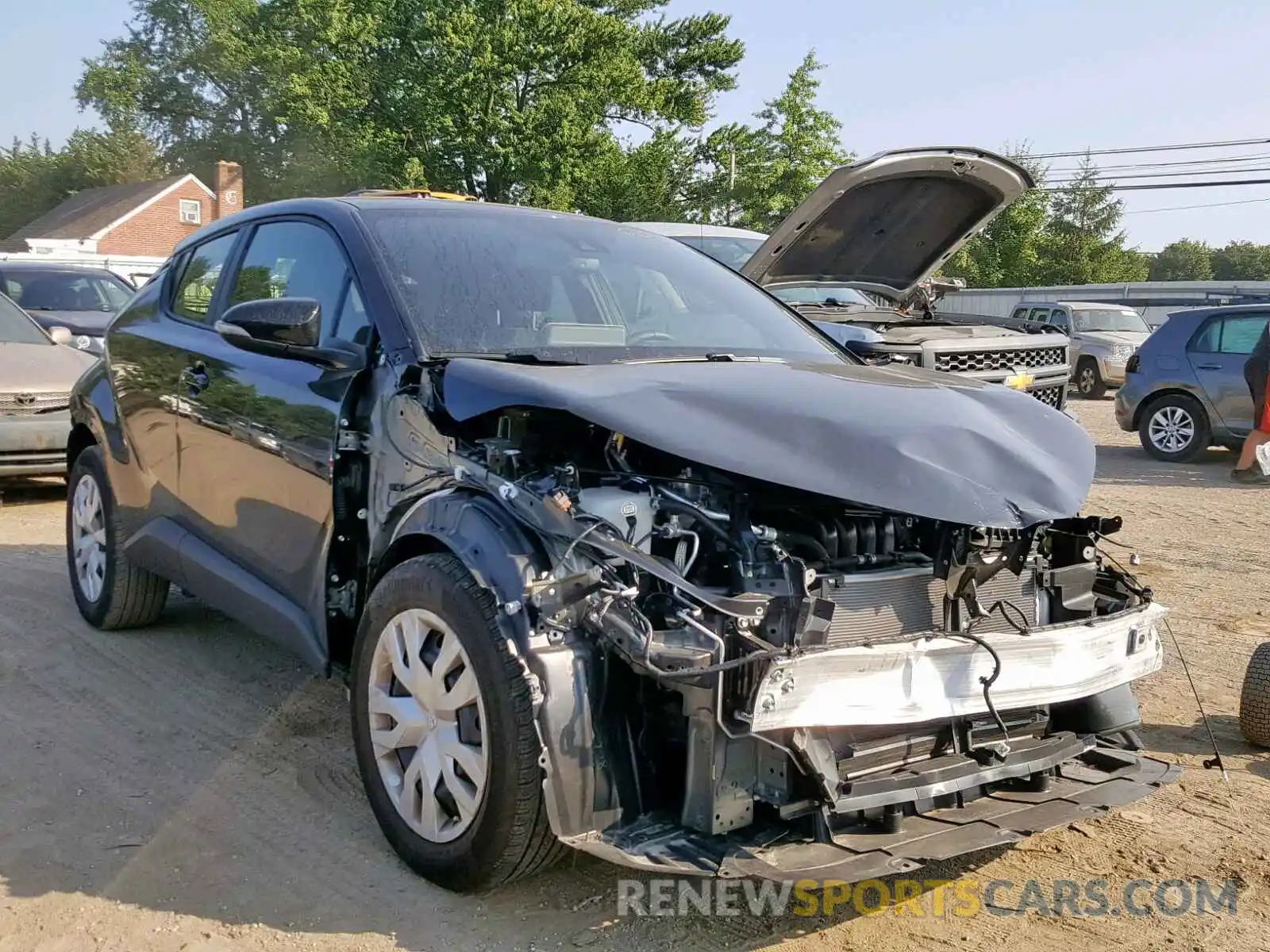 1 Photograph of a damaged car JTNKHMBX4K1020098 TOYOTA C-HR XLE 2019