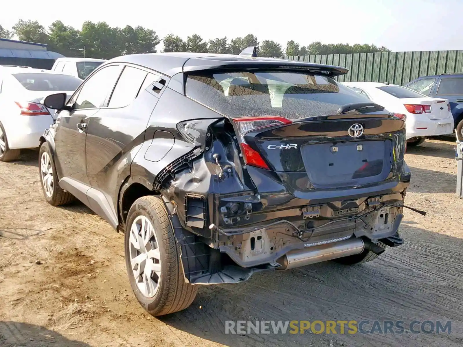 3 Photograph of a damaged car JTNKHMBX4K1020098 TOYOTA C-HR XLE 2019