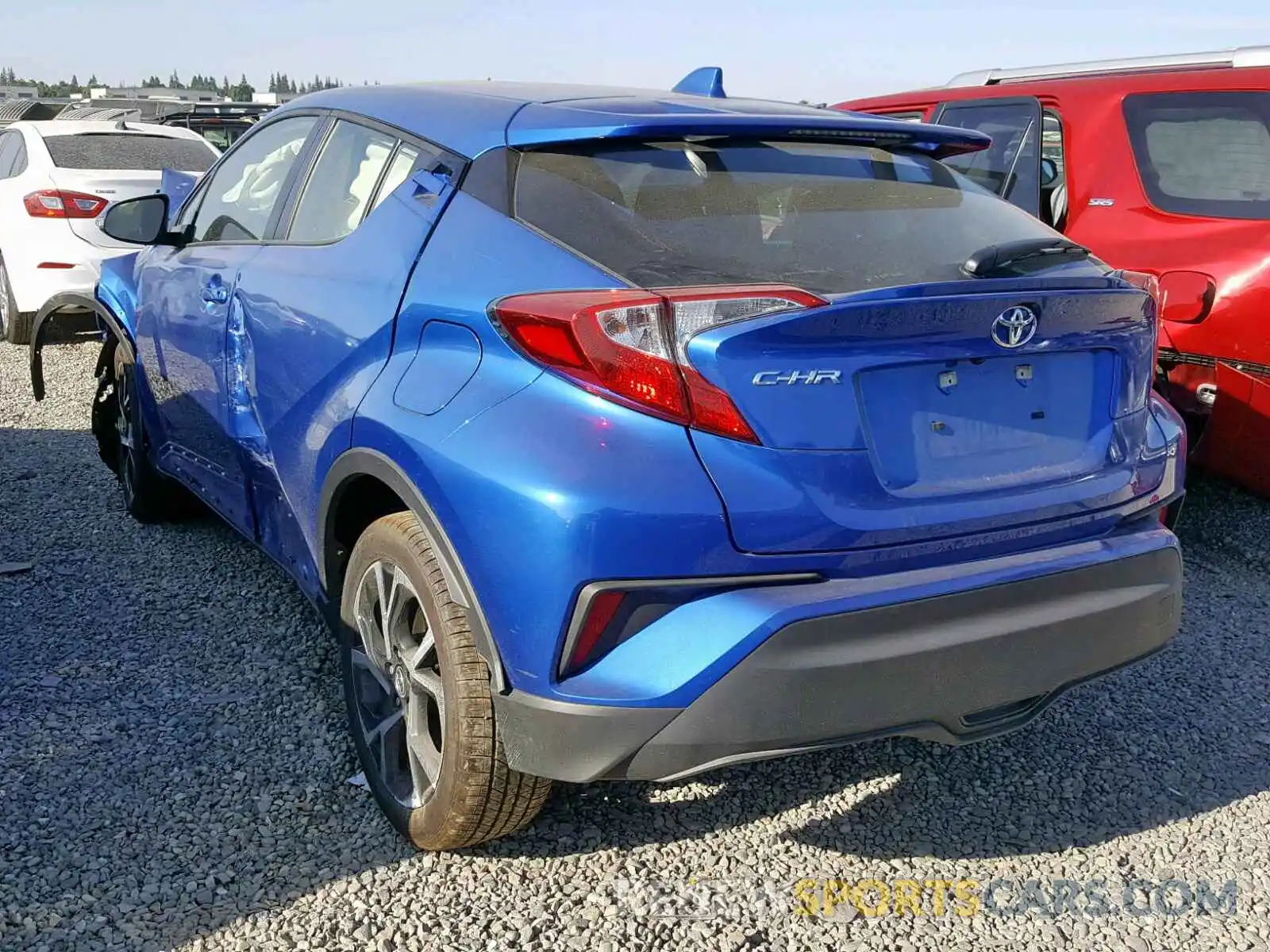 3 Photograph of a damaged car JTNKHMBX4K1041632 TOYOTA C-HR XLE 2019