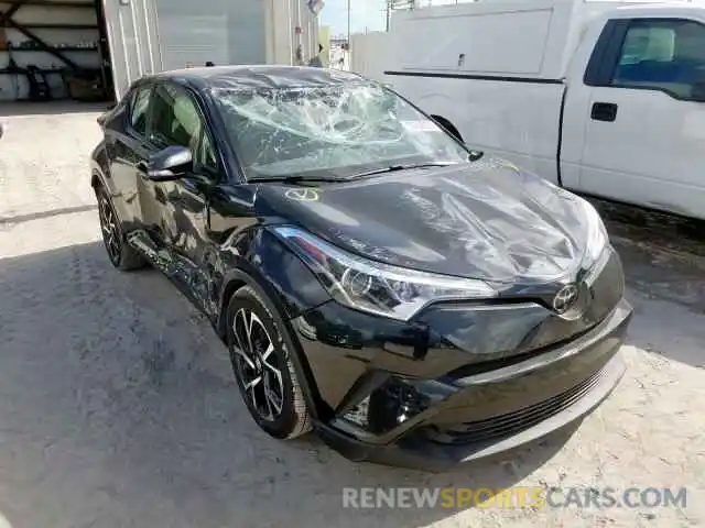 1 Photograph of a damaged car JTNKHMBX5K1035533 TOYOTA C-HR XLE 2019