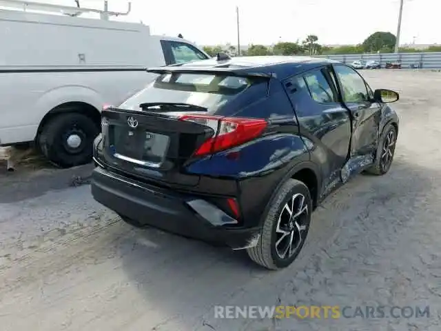 4 Photograph of a damaged car JTNKHMBX5K1035533 TOYOTA C-HR XLE 2019