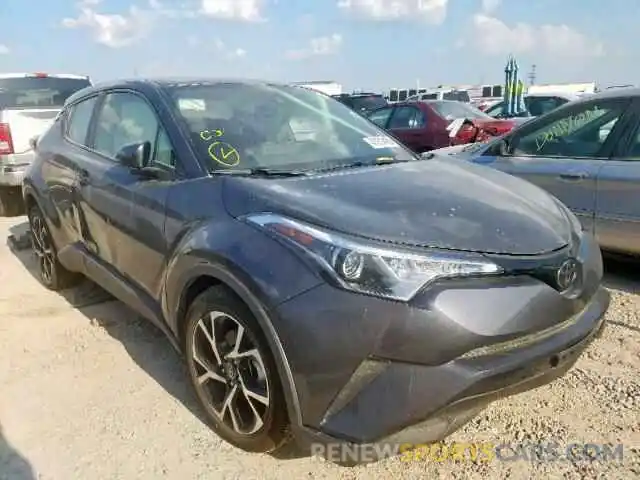 1 Photograph of a damaged car JTNKHMBX5K1036083 TOYOTA C-HR XLE 2019