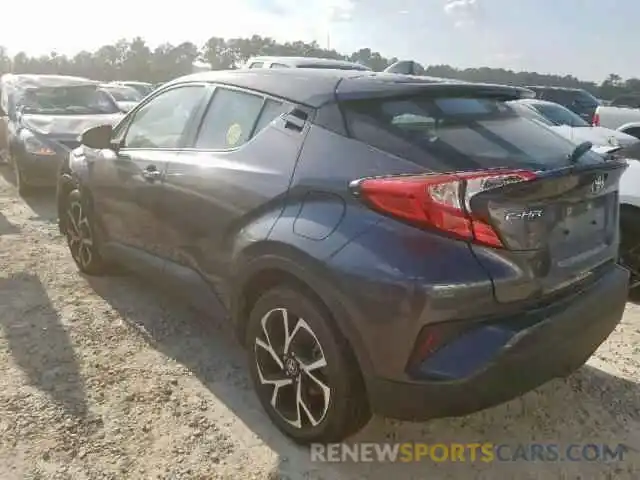 3 Photograph of a damaged car JTNKHMBX5K1036083 TOYOTA C-HR XLE 2019