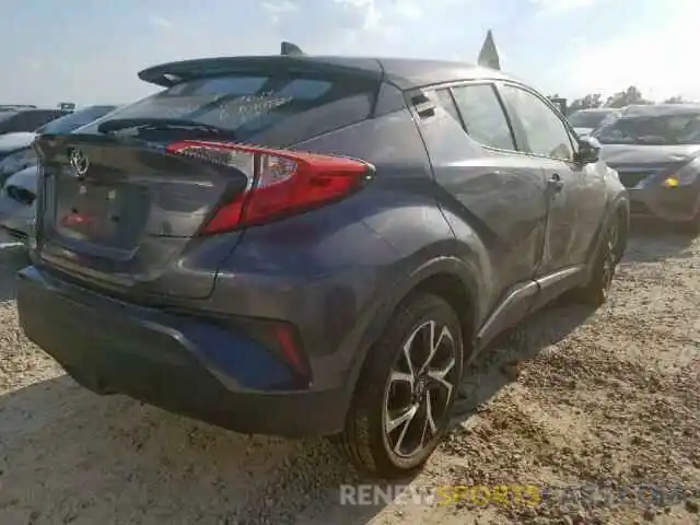 4 Photograph of a damaged car JTNKHMBX5K1036083 TOYOTA C-HR XLE 2019