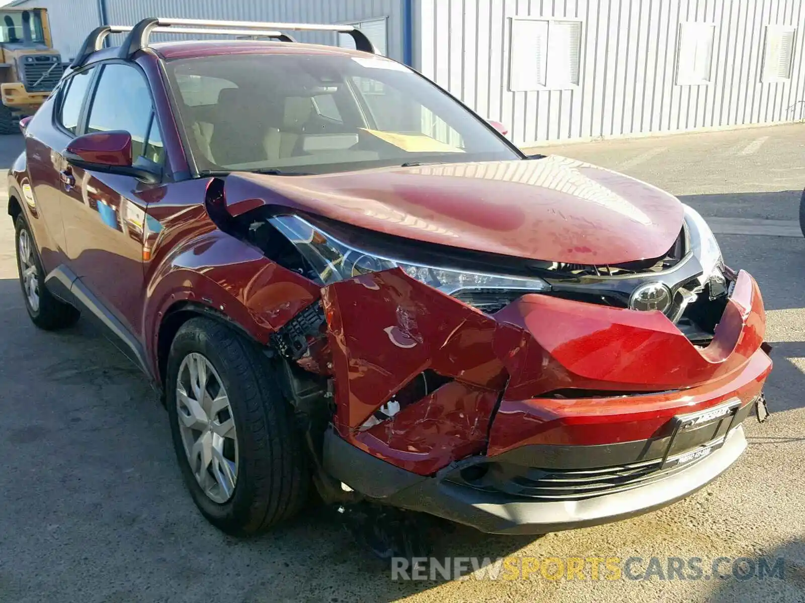 1 Photograph of a damaged car JTNKHMBX5K1047813 TOYOTA C-HR XLE 2019