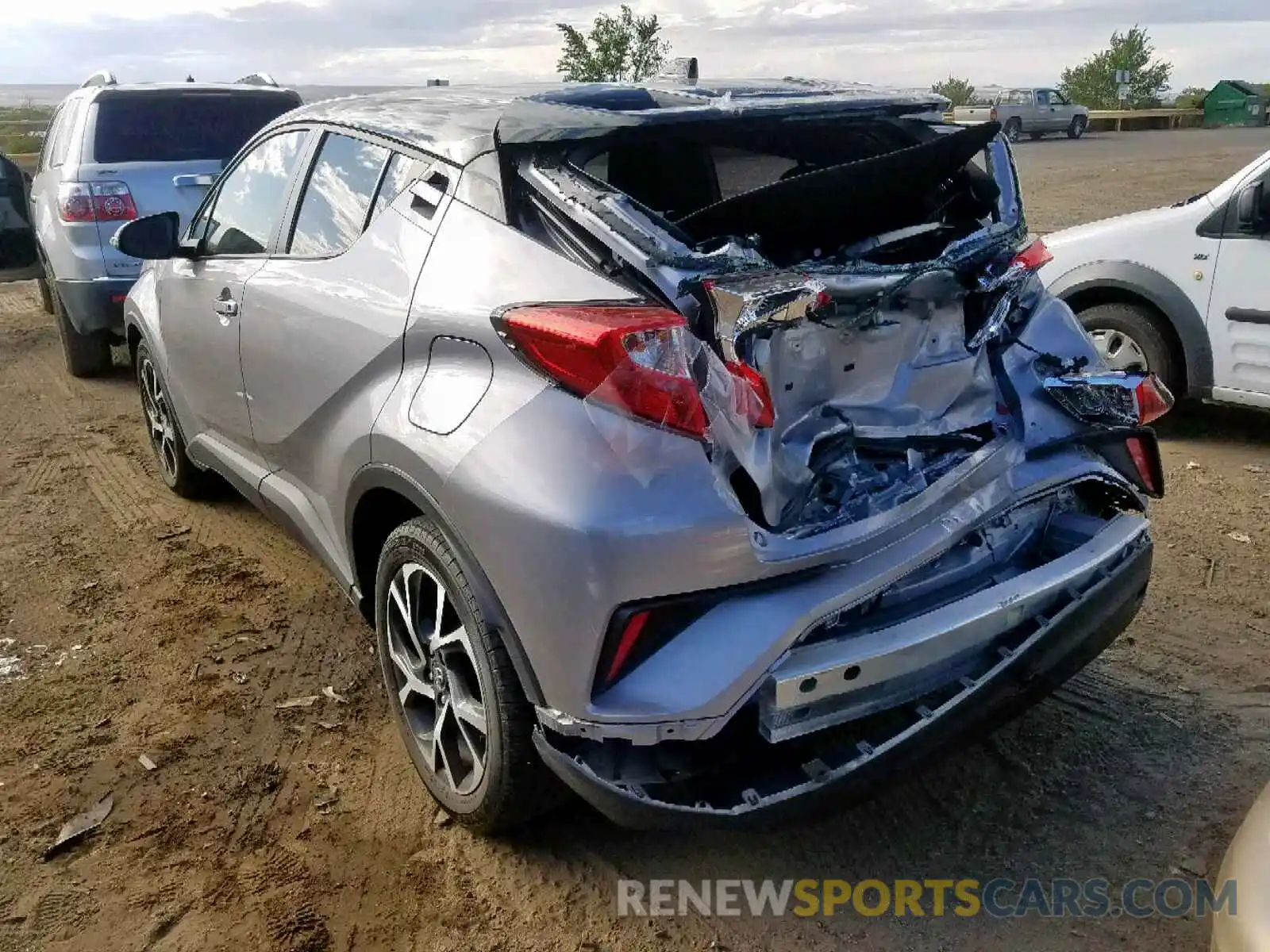 3 Photograph of a damaged car JTNKHMBX6K1017185 TOYOTA C-HR XLE 2019