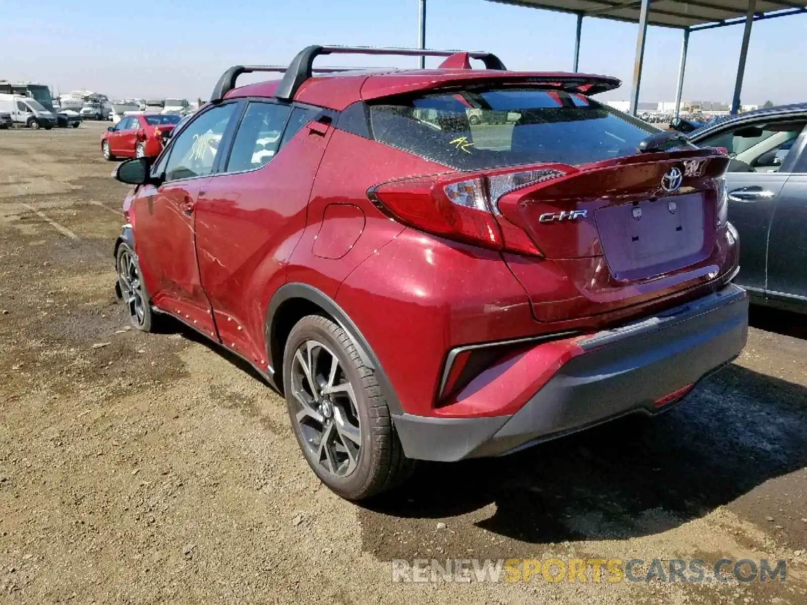 3 Photograph of a damaged car JTNKHMBX6K1038196 TOYOTA C-HR XLE 2019