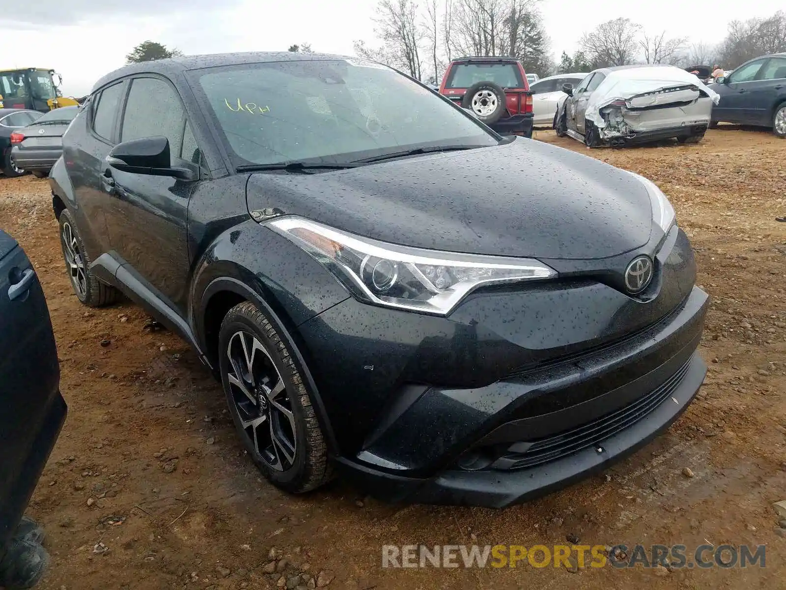 1 Photograph of a damaged car JTNKHMBX7K1017597 TOYOTA C-HR XLE 2019