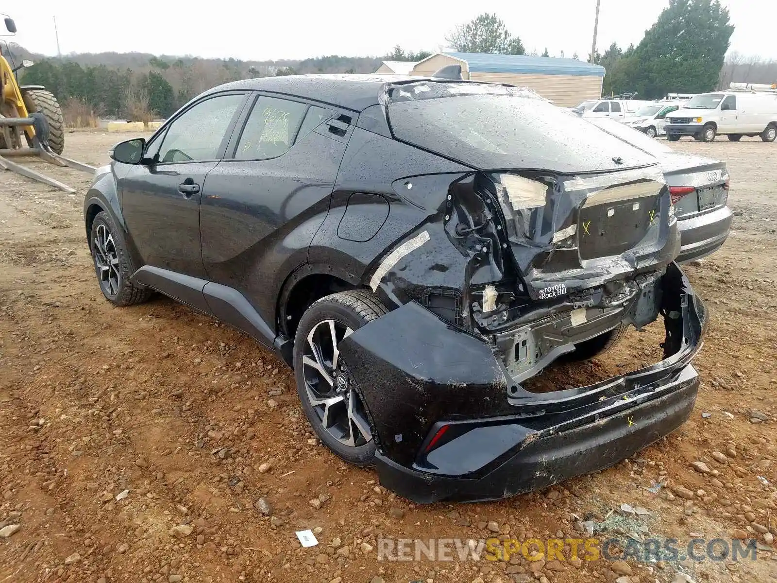 3 Photograph of a damaged car JTNKHMBX7K1017597 TOYOTA C-HR XLE 2019