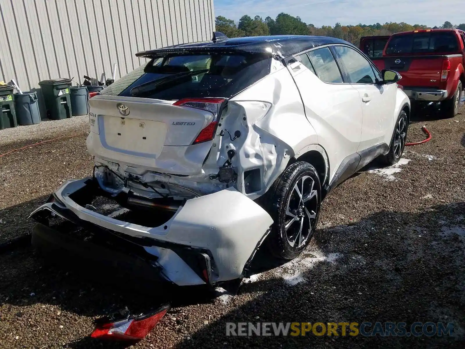 4 Photograph of a damaged car JTNKHMBX7K1027756 TOYOTA C-HR XLE 2019