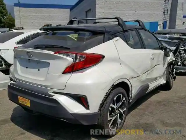 4 Photograph of a damaged car JTNKHMBX7K1028762 TOYOTA C-HR XLE 2019