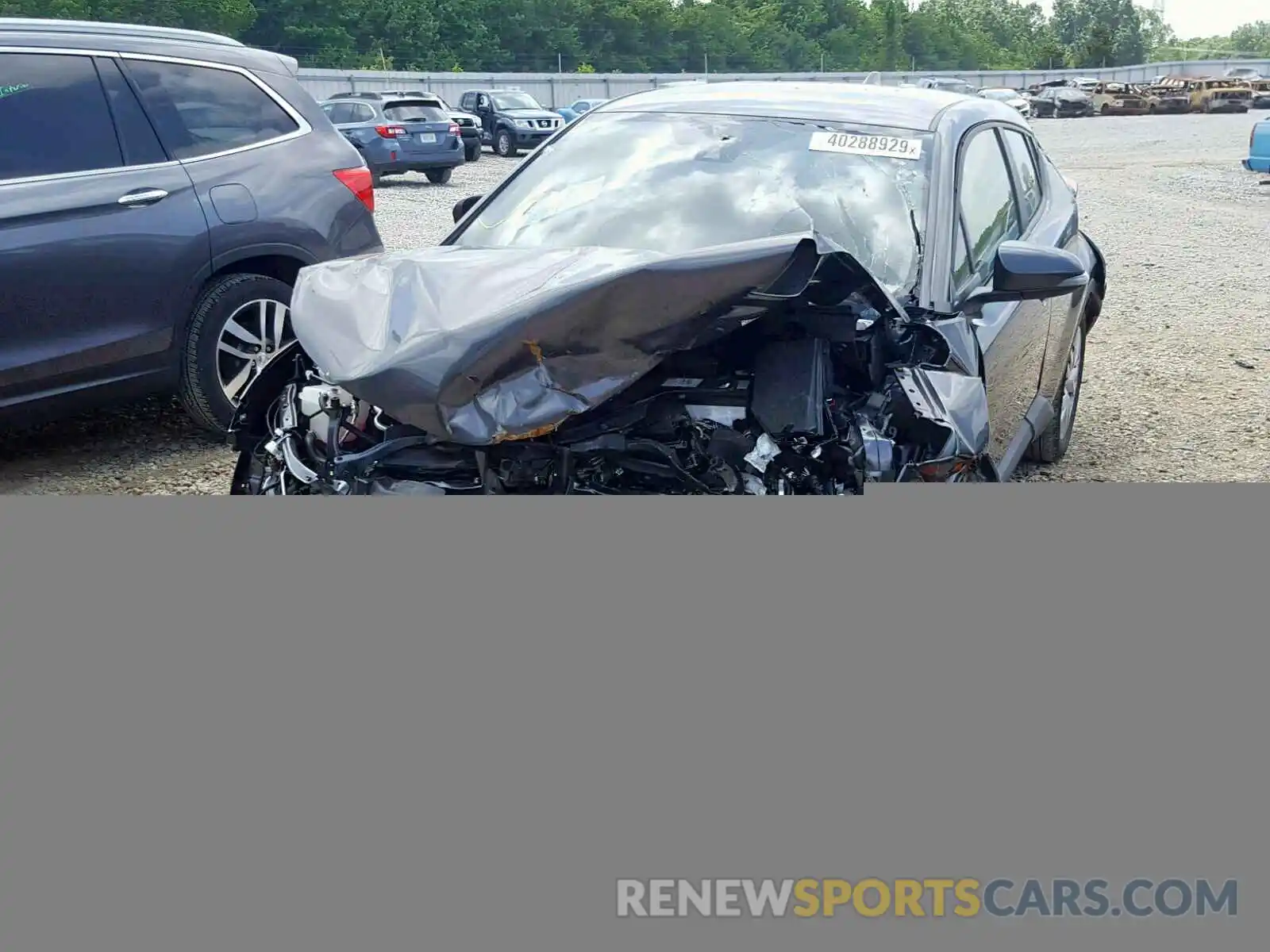 2 Photograph of a damaged car JTNKHMBX8K1034800 TOYOTA C-HR XLE 2019