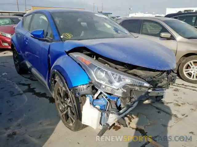 1 Photograph of a damaged car JTNKHMBX8K1036630 TOYOTA C-HR XLE 2019