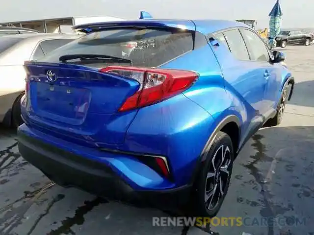 4 Photograph of a damaged car JTNKHMBX8K1036630 TOYOTA C-HR XLE 2019