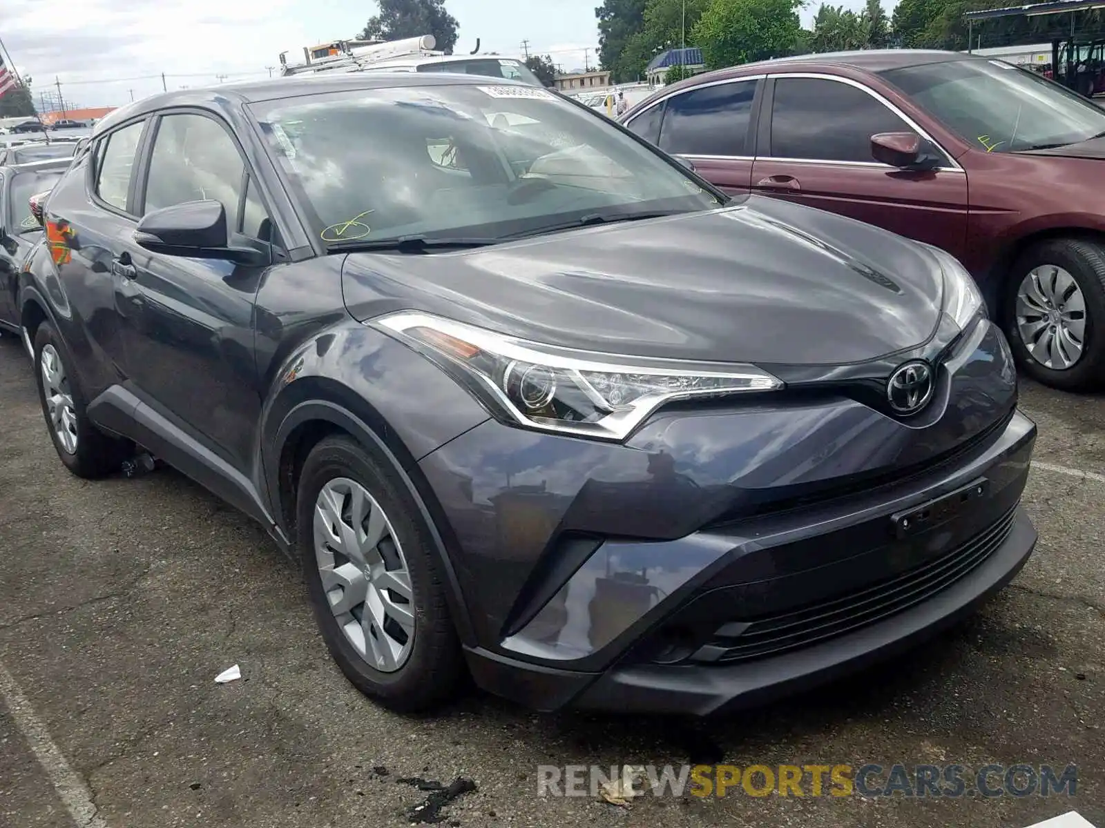 1 Photograph of a damaged car JTNKHMBX9K1022784 TOYOTA C-HR XLE 2019