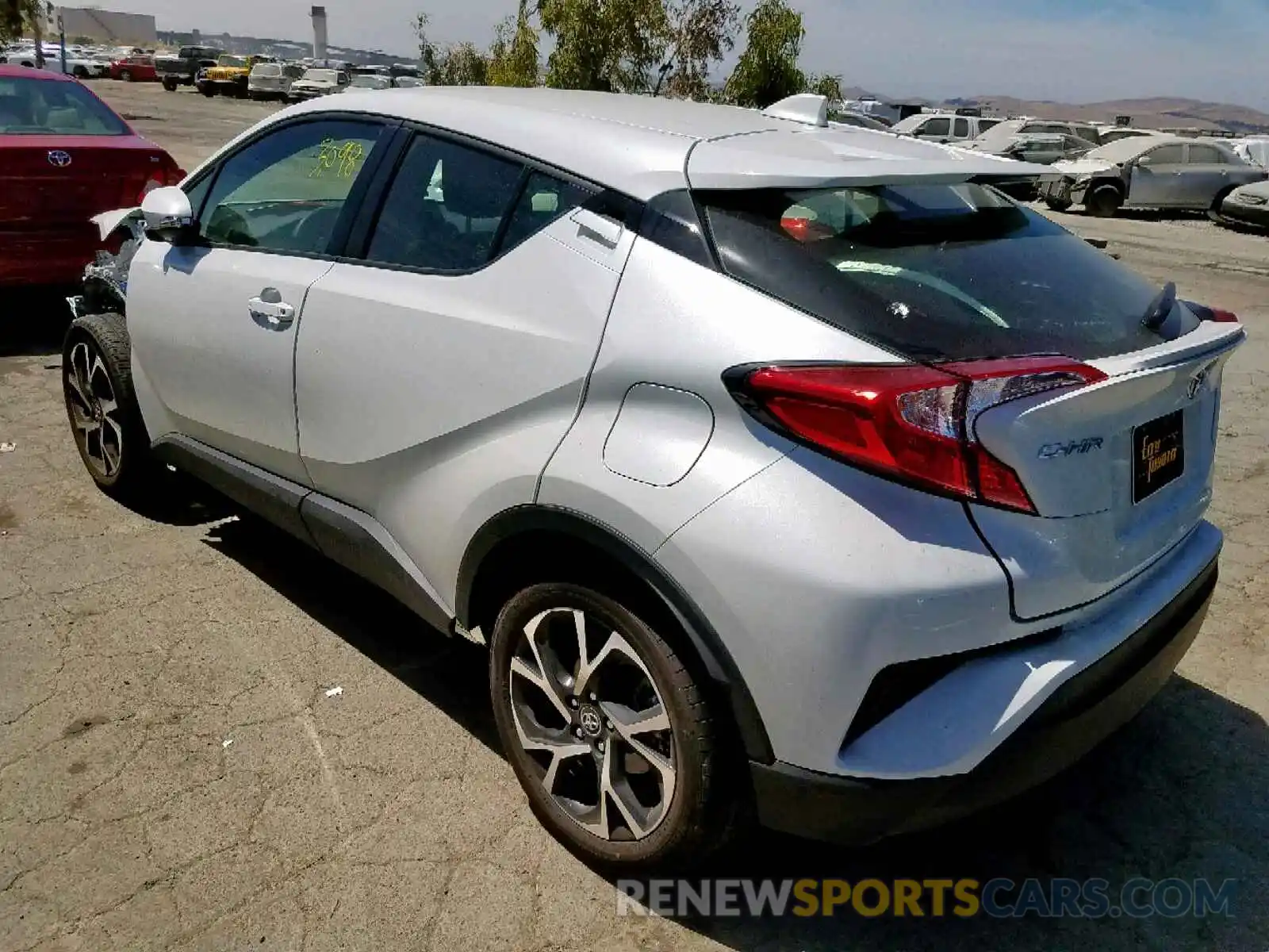 3 Photograph of a damaged car JTNKHMBX9K1038449 TOYOTA C-HR XLE 2019