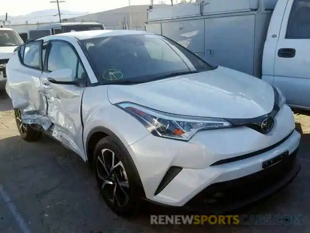 1 Photograph of a damaged car JTNKHMBX9K1045417 TOYOTA C-HR XLE 2019