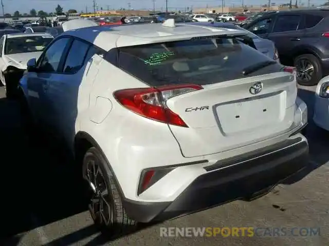 3 Photograph of a damaged car JTNKHMBX9K1045417 TOYOTA C-HR XLE 2019