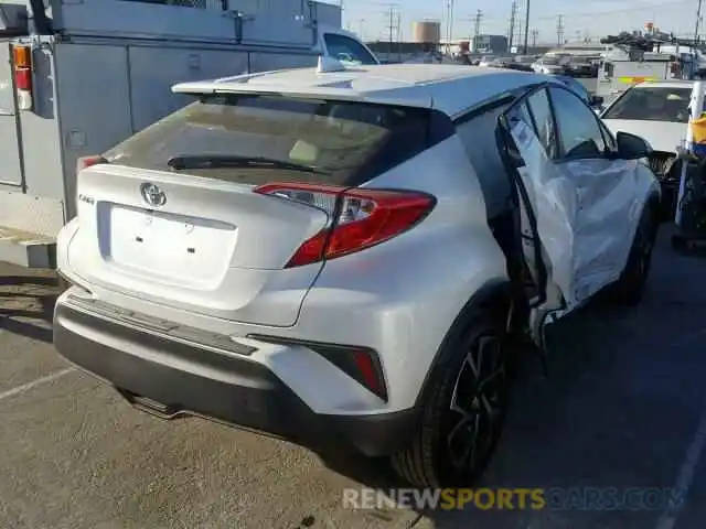 4 Photograph of a damaged car JTNKHMBX9K1045417 TOYOTA C-HR XLE 2019