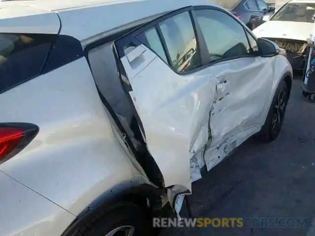 9 Photograph of a damaged car JTNKHMBX9K1045417 TOYOTA C-HR XLE 2019