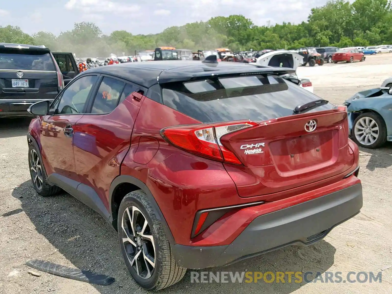 3 Photograph of a damaged car JTNKHMBXXK1018601 TOYOTA C-HR XLE 2019