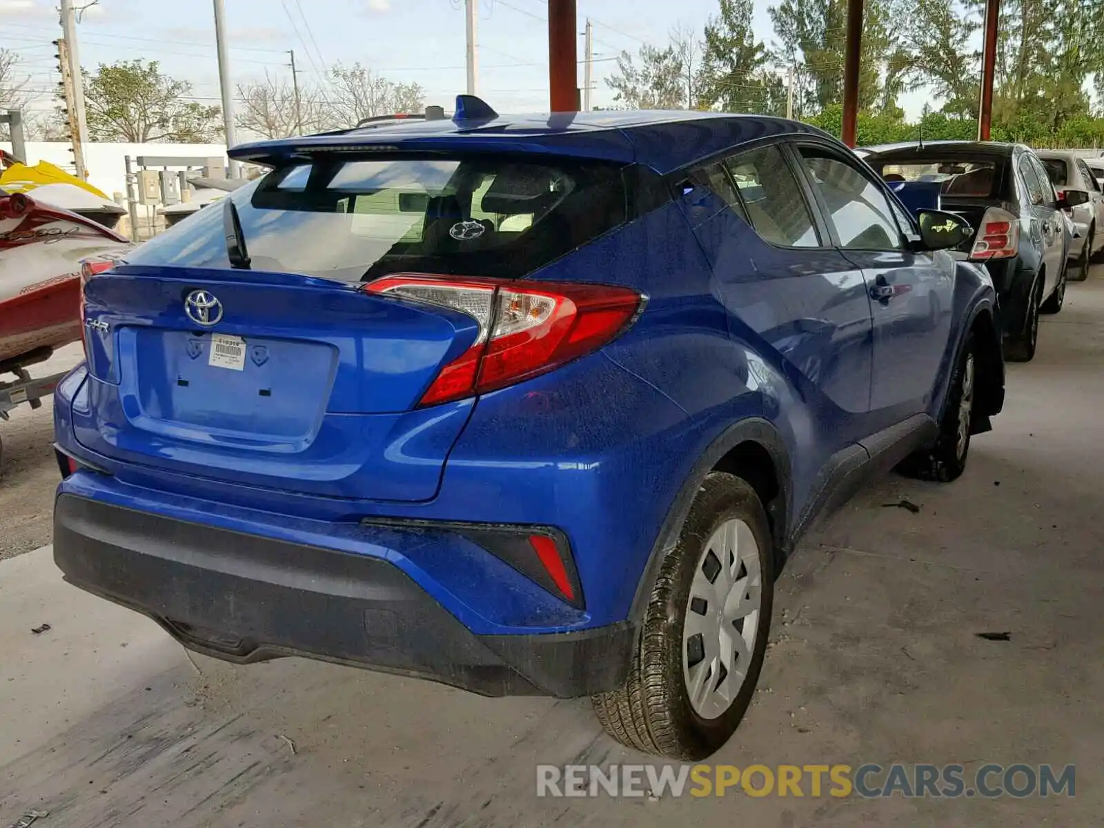 4 Photograph of a damaged car JTNKHMBXXK1019070 TOYOTA C-HR XLE 2019