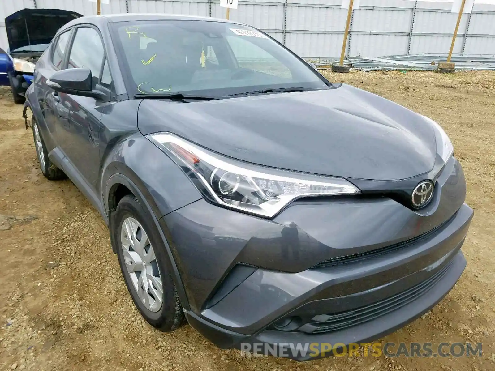 1 Photograph of a damaged car NMTKHMBX0KR071524 TOYOTA C-HR XLE 2019