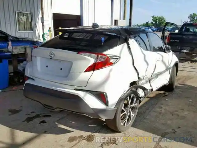 4 Фотография поврежденного автомобиля NMTKHMBX2KR077535 TOYOTA C-HR XLE 2019