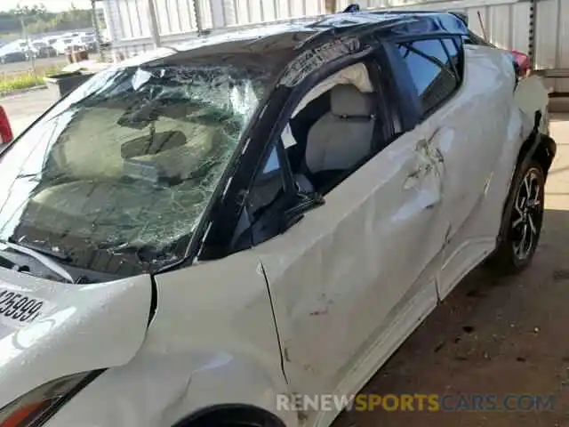 9 Photograph of a damaged car NMTKHMBX2KR077535 TOYOTA C-HR XLE 2019