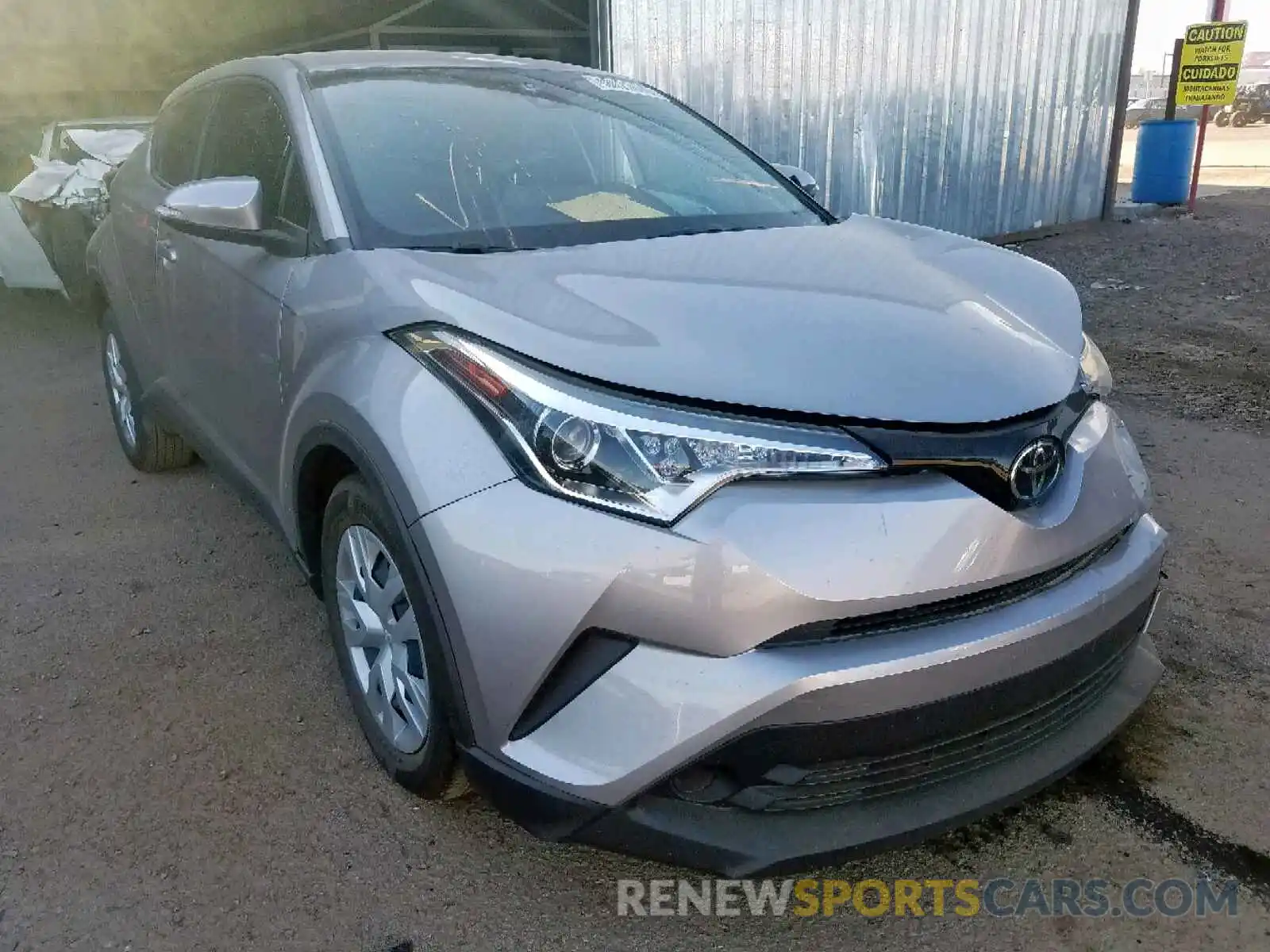 1 Photograph of a damaged car NMTKHMBX3KR079715 TOYOTA C-HR XLE 2019