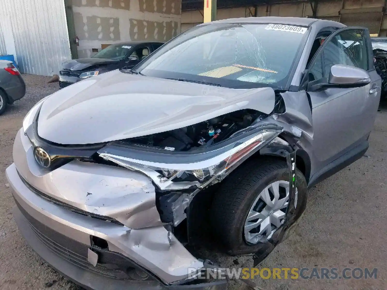 2 Photograph of a damaged car NMTKHMBX3KR079715 TOYOTA C-HR XLE 2019