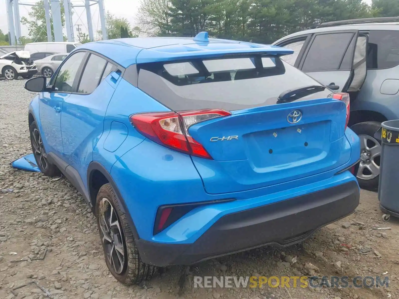 3 Photograph of a damaged car NMTKHMBX5KR078968 TOYOTA C-HR XLE 2019