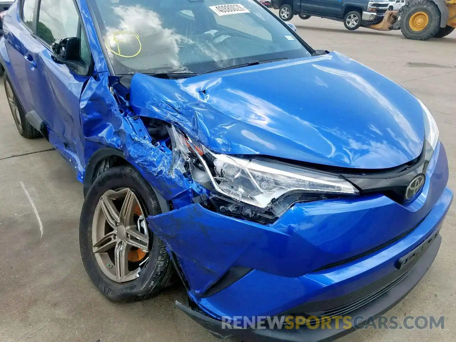 9 Фотография поврежденного автомобиля NMTKHMBX5KR082065 TOYOTA C-HR XLE 2019