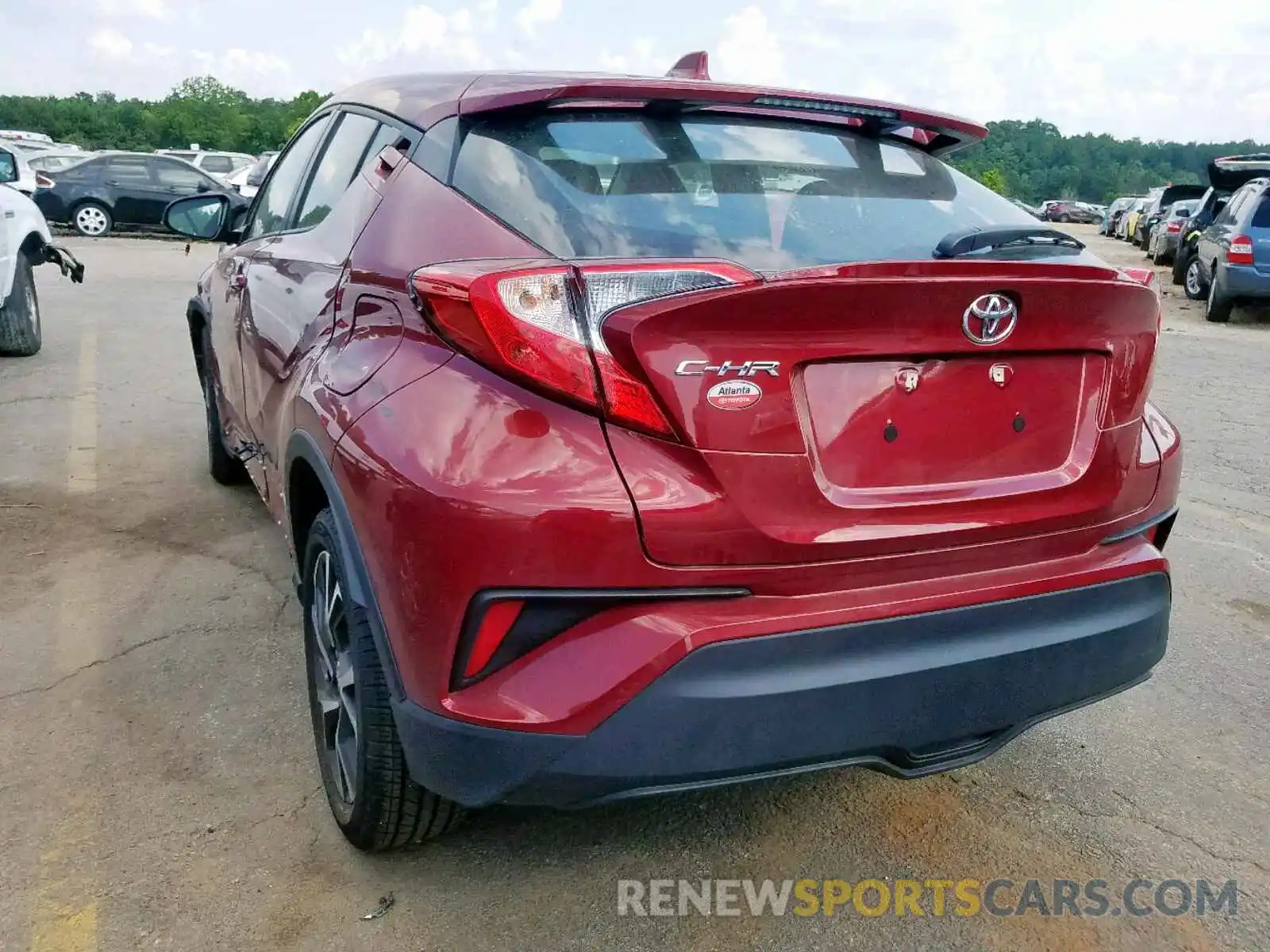 3 Photograph of a damaged car NMTKHMBX6KR075920 TOYOTA C-HR XLE 2019